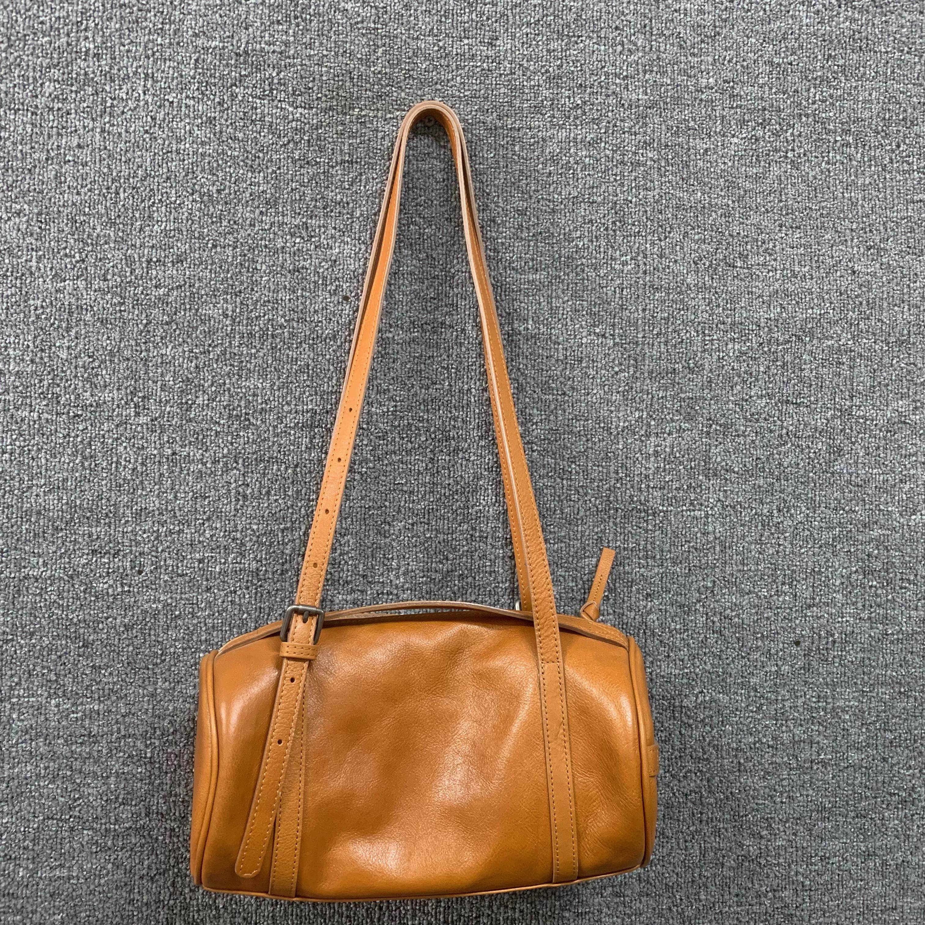 复古奢华设计感~~真皮女包韩版百搭头层植鞣牛皮女单肩腋下法棍包