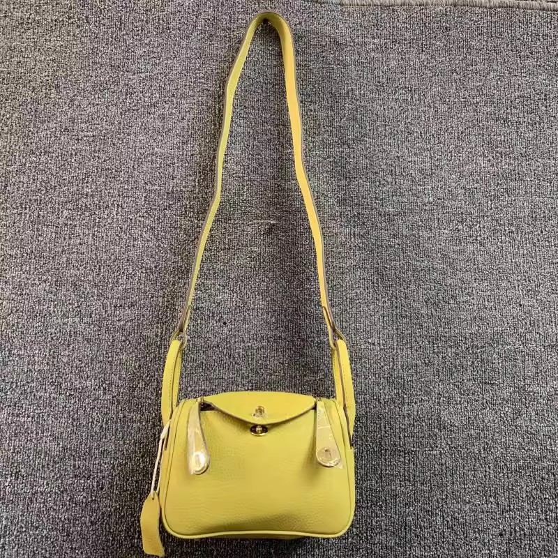 梦嘉丽头层牛皮单肩琳迪包