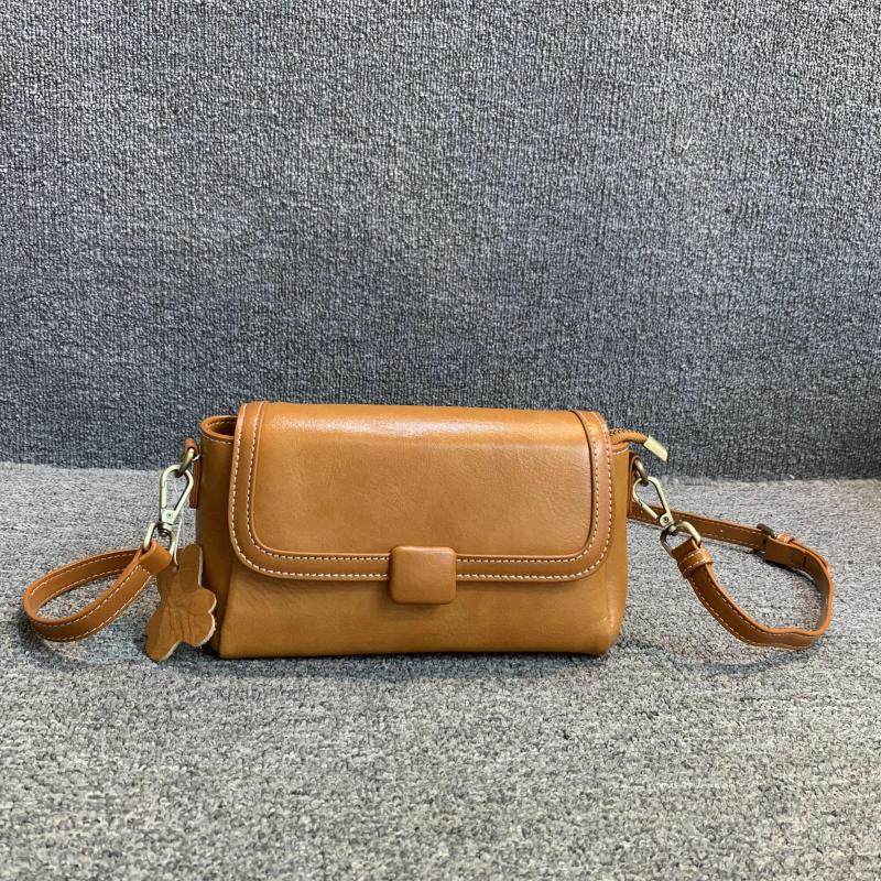 新品真皮女包韩版百搭头层植鞣牛皮女单肩简约小方包女包小众设