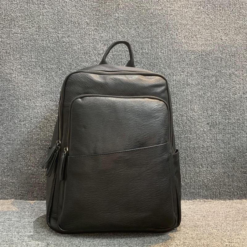 双肩包软皮新品真皮背包原创头层牛皮男女通用大容量简约旅游双肩