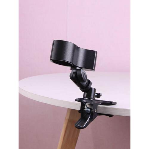 懒OLT人吹风机支架免打孔夹子大脚号弹簧夹手吹风持机落免地立式