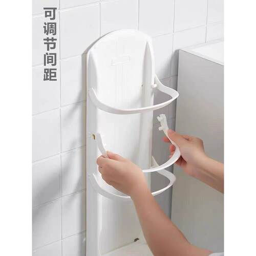 雨伞收纳层墙架家用免打IUP进孔壁挂式挂伞架门口门挂伞挂沥水置