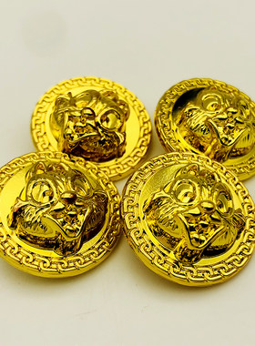 么么哒纽扣大衣西装毛衣金色扣子