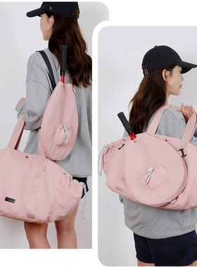 Duale2025新款时尚网球包户外运动手提包大容量羽毛球包独立拍仓