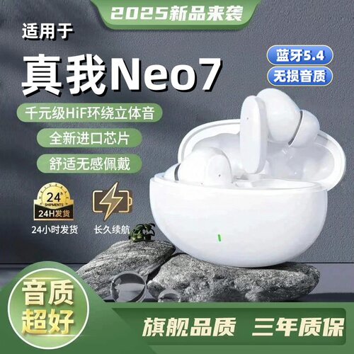适用真我蓝牙耳机2026新款