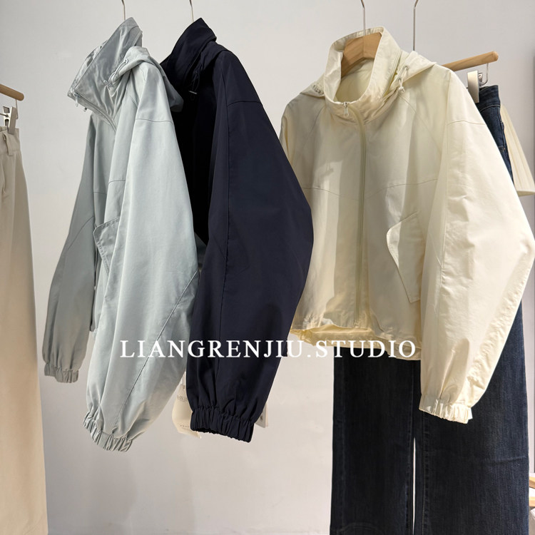 秋天B备款！品牌剩。品质很赞。可藏帽。秋季优秀夹克外套5161CR,女装/女士精品,短外套,淘宝优惠券,粉丝福利购,淘宝优惠卷