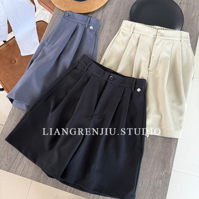 高腰显瘦薄款百搭休闲短裤