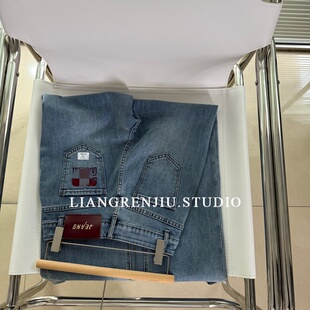 25612D 牛仔裤 撤G高品捡漏 直筒高腰优质春季