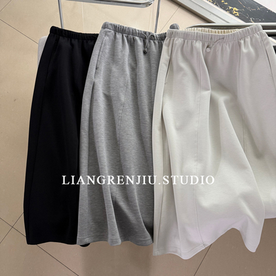 六片高工艺！天丝棉免打理垂感。春夏伞裙弹力素面半身裙628B13