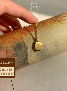 欧美小众ins镀金轻奢设计款项链