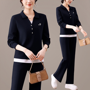 女年轻款 套头运动套装 简约纯色百搭两件套 春秋新款 2026