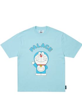 PALACE 哆啦A梦联名款T恤卡通机器猫印花短袖全棉潮流男女款半袖