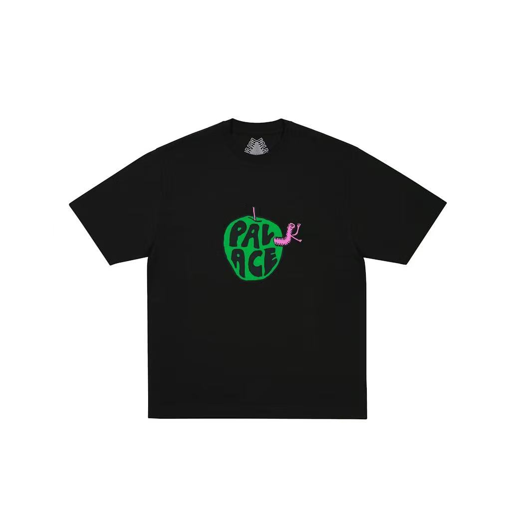 PALACE 25SS坏苹果印花短袖全棉时尚简约圆领T恤男女同款潮牌半袖