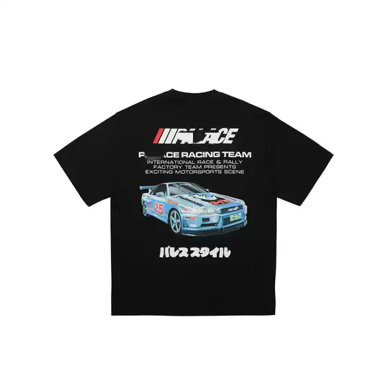 Pal 25Ss Nissan Racing Print Short-Sleeved Trendy Brand Unisex Half-Sleeve All-Cotton Casual Trendy T-Shirt