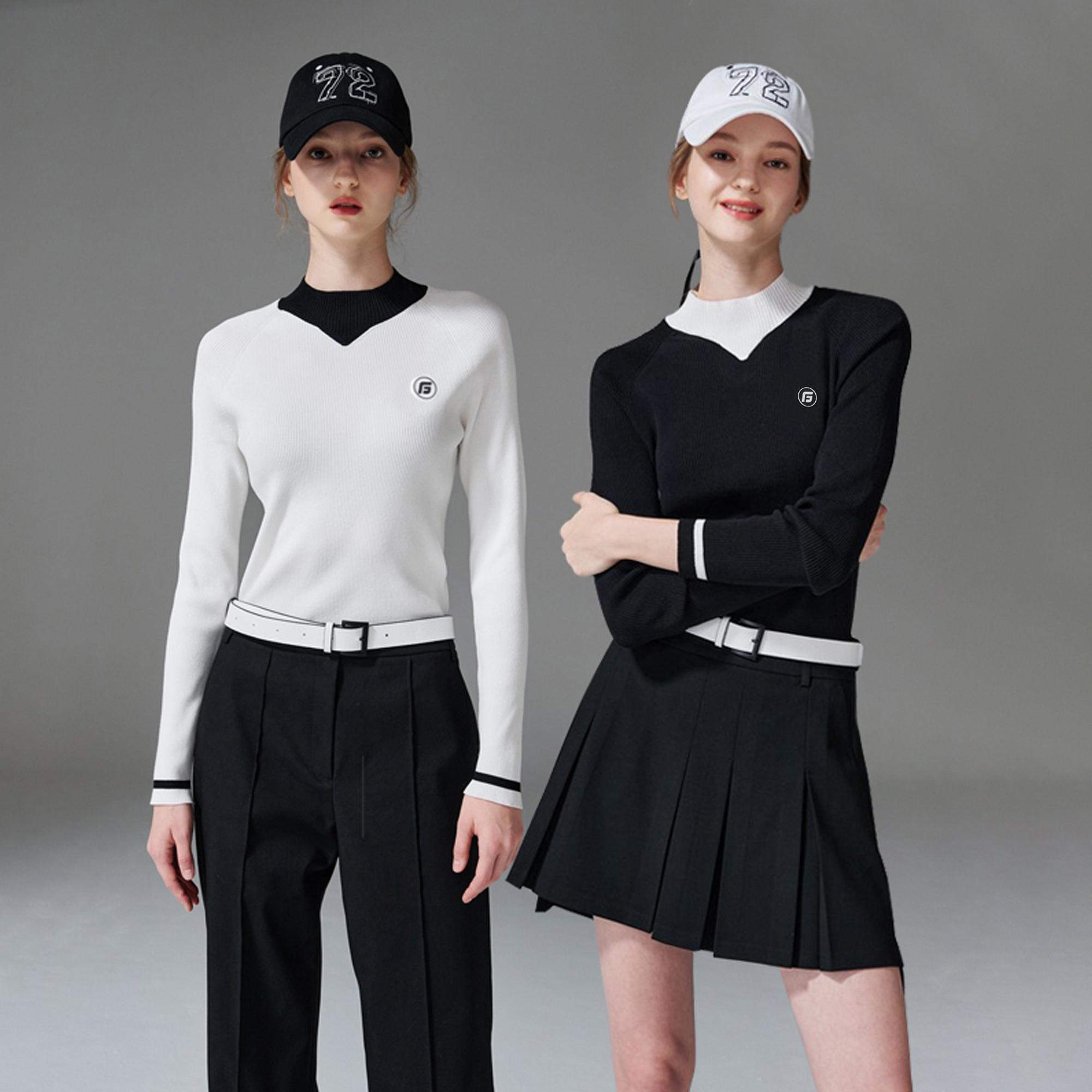 高尔夫服装女秋冬新款修身保暖