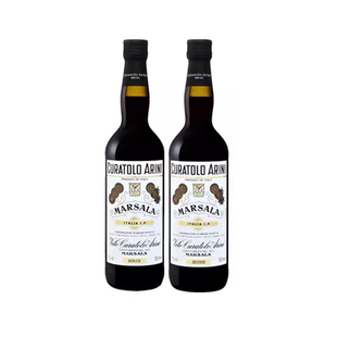 Marsala阿里尼马萨拉干型/甜型利口葡萄酒提拉米苏烘焙原料750ml