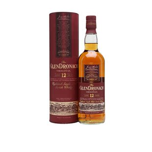 格兰多纳12年苏格兰单一麦芽威士忌 GLENDRONACH 英国原装进口