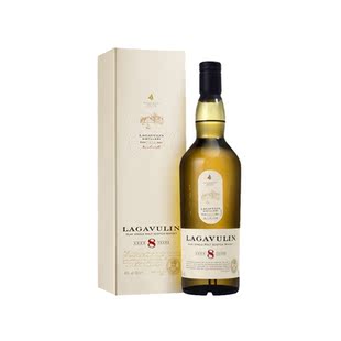 行货 Lagavulin 乐加维林8年艾雷岛单一麦芽威士忌酒 苏格兰洋酒