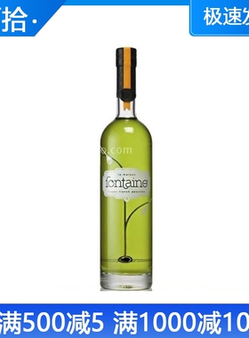法国原装进口洋酒 Fontaine 芳泉青绿苦艾酒 蒸馏酒 700ml