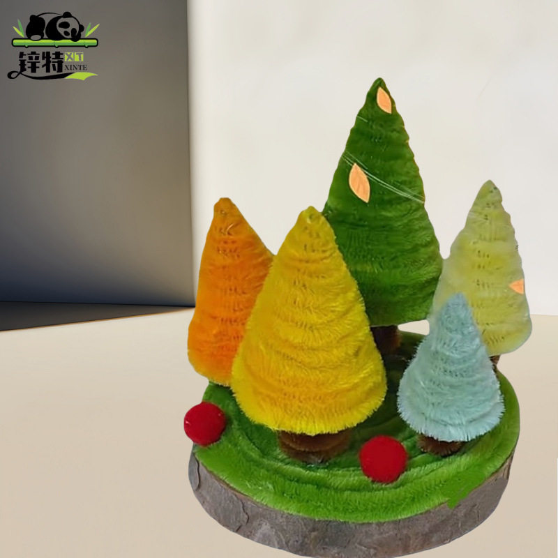 锌秋日手DY包扭棒创意物公室桌摆特森林工I材料扭礼送朋友办面件,玩具/童车/益智/积木/模型,手工创意粘贴类,淘宝优惠券,粉丝福利购,淘宝优惠卷