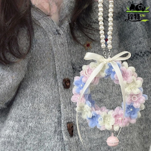 扭棒件材日诞手对挂扭花环挂diy料包冬圣工礼物送闺蜜送象车