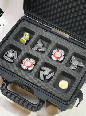 3层24格 EDC指尖陀螺收纳箱收纳盒保护箱手玩收藏盒子硬防水防潮