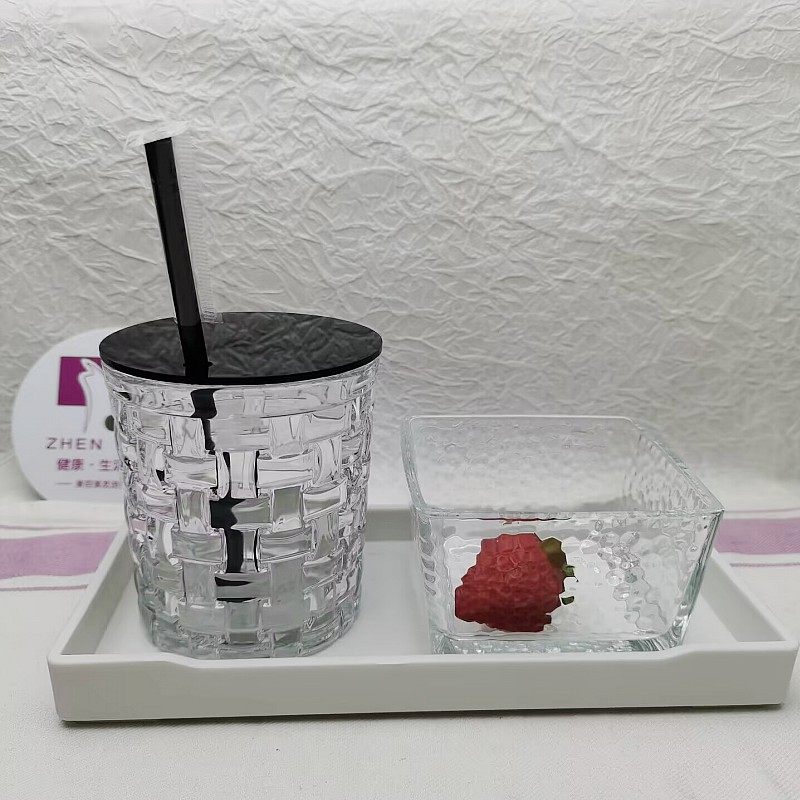 上海新款免费定制店名logo盖子刻花优质矮玻璃水杯果汁饮料美发杯,餐饮具,玻璃杯,淘宝优惠券,粉丝福利购,淘宝优惠卷