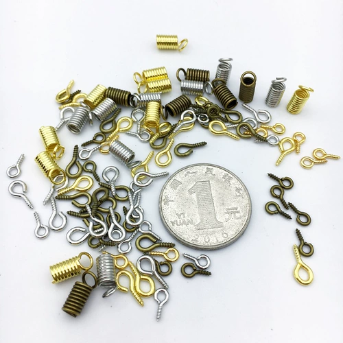 Ручной работы, винт для гвоздей с рогом овечьего глаза, круглая головка, уплотнительное кольцо, металлический саморез, крючок с резьбой, подвесное кольцо, аксессуары с девятью контактами