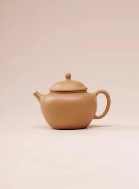 一条新派紫砂【莲子】黄金段泥紫砂壶手工礼物