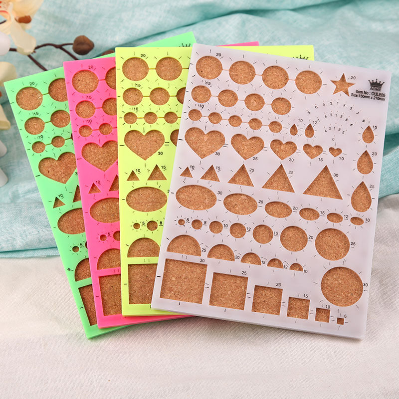 衍纸新模板 衍纸板 卷纸板 衍纸卷纸模版 几何图案 衍纸一本通