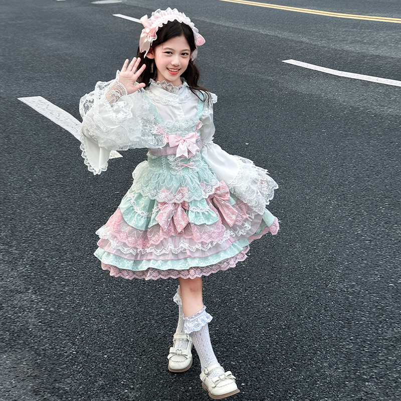 女大童春秋款洛丽塔连衣裙新款