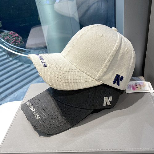 时尚简约字母棒球帽男女春季