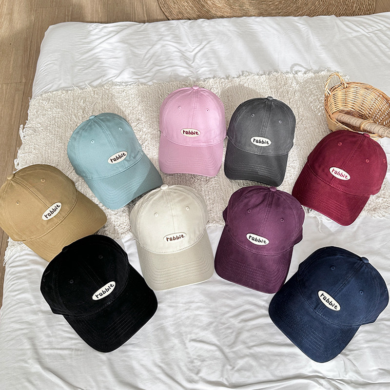 韩系简约字母刺绣棒球帽子女春季大头围百搭鸭舌帽时尚休闲遮阳帽,服饰配件/皮带/帽子/围巾,帽子,淘宝优惠券,粉丝福利购,淘宝优惠卷