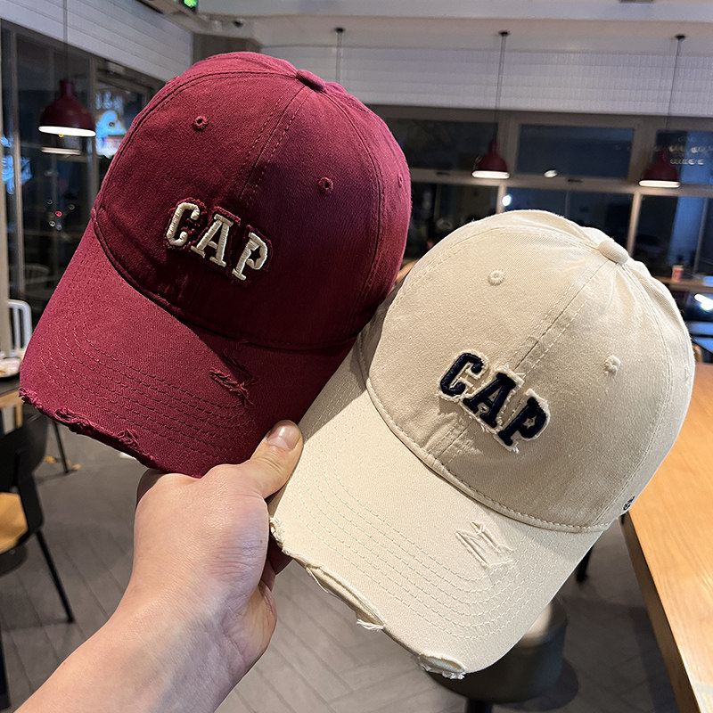 水洗棉棒球帽子女2025新款简约字母刺绣鸭舌帽运动休闲遮阳帽男潮,服饰配件/皮带/帽子/围巾,帽子,淘宝优惠券,粉丝福利购,淘宝优惠卷