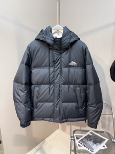 冬季新款男士羽绒服免洗拼色连帽厚外套时尚保暖加厚上衣百搭款