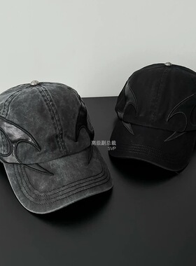 男女暗黑朴宰范同款Thug-Club鸭舌帽韩国小众棒球帽防晒鸭舌帽