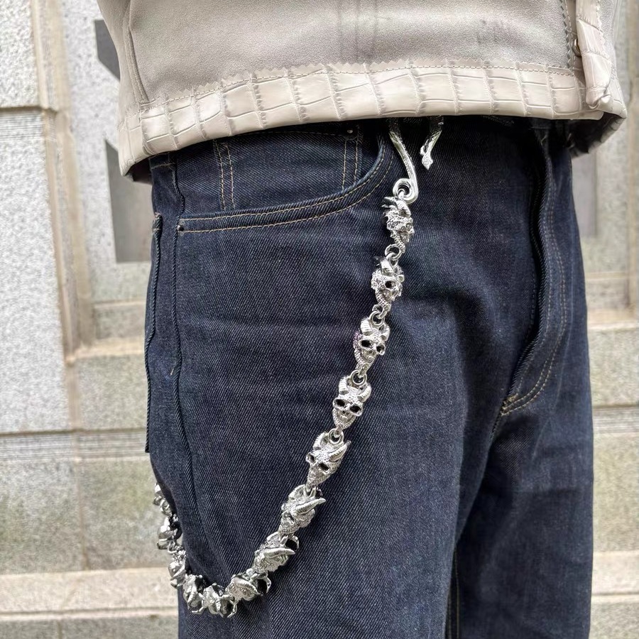 李大奔同款RGZ恶走族山羊角裤链