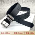 [15 Black Crosses 108cm] Cross Belt