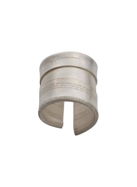 小众手工宽面绷带开口可调戒指