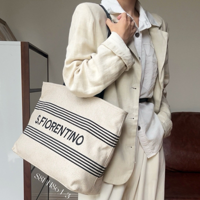 圣.梵伦蒂诺S81-H864-3WB女士时尚百搭单肩包大容量高级感托特包