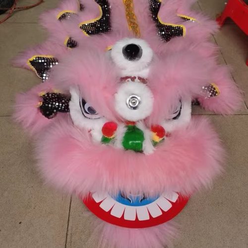 舞狮儿童国潮舞狮子玩具舞狮头幼儿表演道具舞狮子头套狮