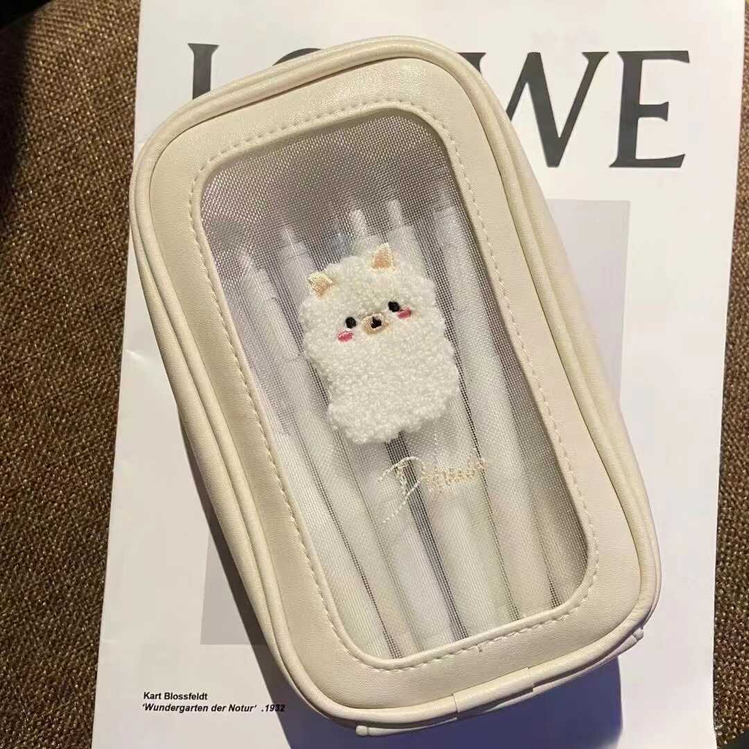 高颜值大容量笔袋网纱