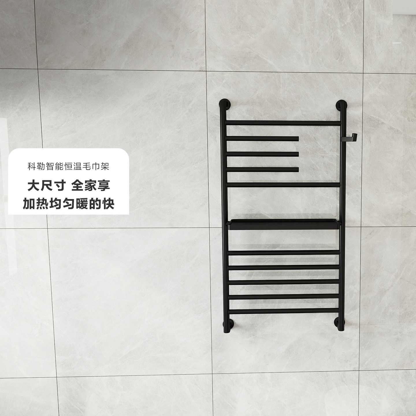 科勒智能恒温电热毛巾架图片