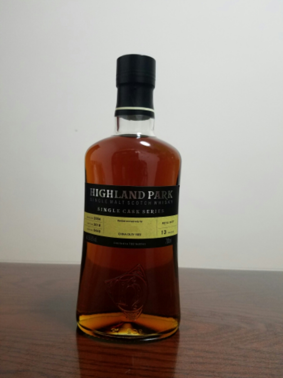 高原骑士13年单桶桶强西班牙雪莉桶苏格兰单一麦芽威士忌