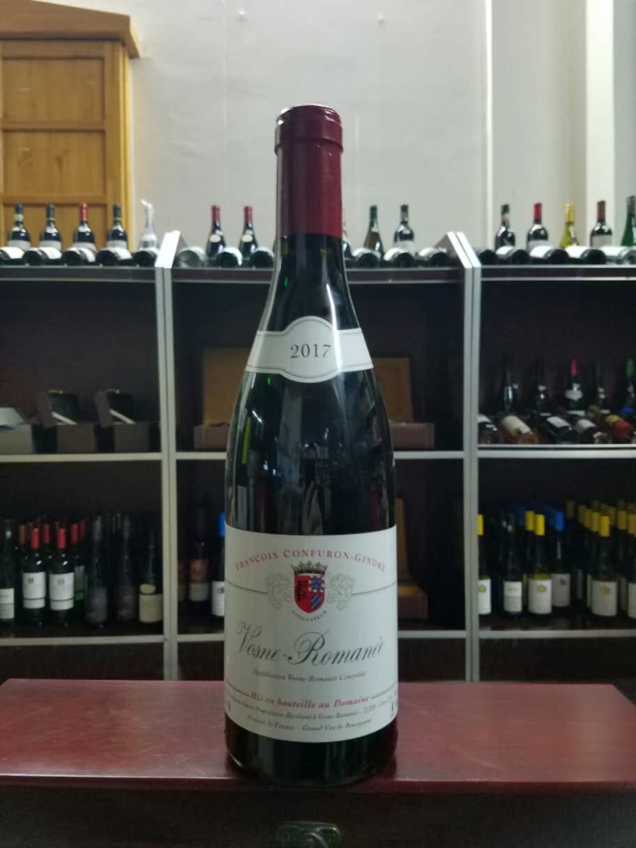 勃艮第沃恩罗曼尼村孔夫荣黑皮诺干红