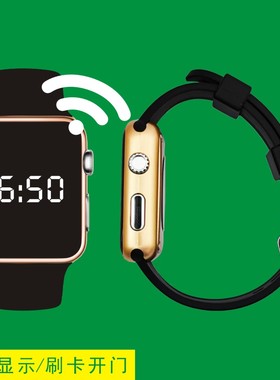 现货防水IC复旦m1门禁卡手环 CUID FUID 芯片智能锁感应手环定做