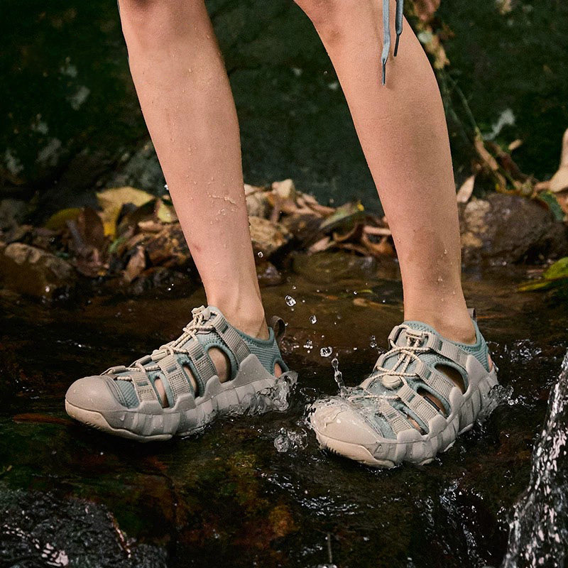 夏季新款H2户外涉水溯溪鞋男女款镂空包头沙滩鞋男防滑耐磨登山鞋