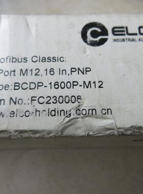 BCDP-1600P-M12 宜科工业总线通讯模块 8口M12 PNP议价维修