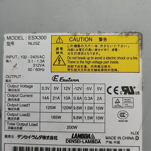 AJ37400 ESX300 CPU箱电源 Fuji NXT一代工业电源议价维修