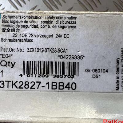 3TK2827-1BB40 安全组合 工控安全继电器 24V DC议价维修